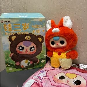 Baby Three Big Baby 400% Fox plush